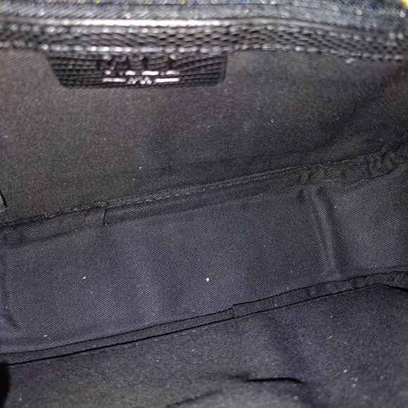 Genuine Leather Reptile Skin Print Gili Crossbody Squared Handbag Bag Purse - Picture 12 of 12